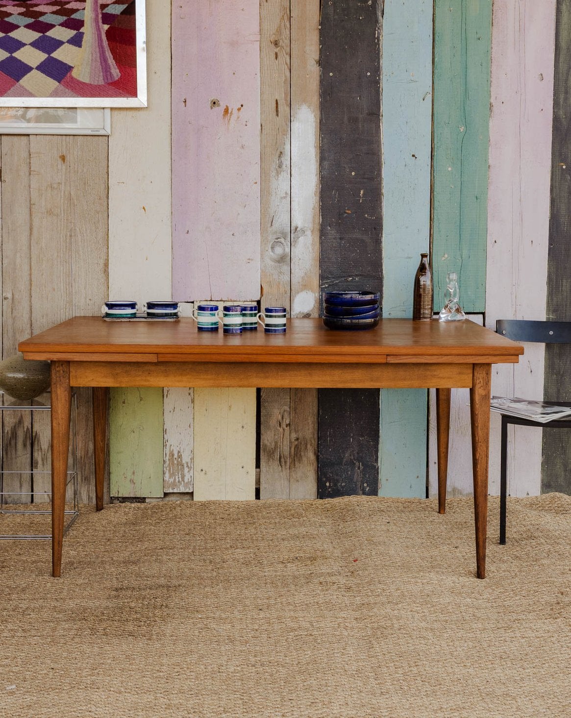table-manger-en-teck-karla-n-1080-bon-tat-leroy-merlin