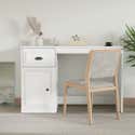 Bureau avec tiroir 2 pcs Chêne fumé vidaXL Bureau avec tiroir 2 pcs Chêne fumé vidaXL