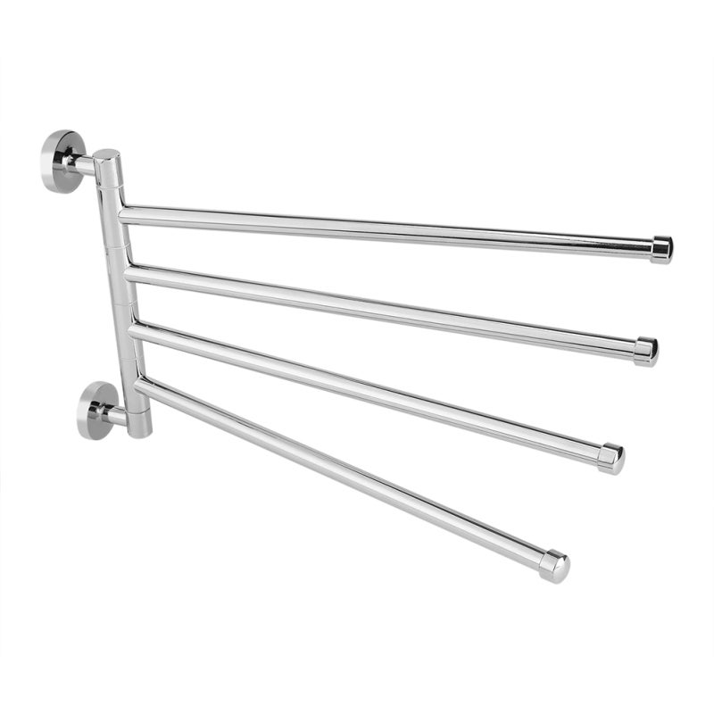 Porte-serviettes rotatif en acier inoxydable - 5