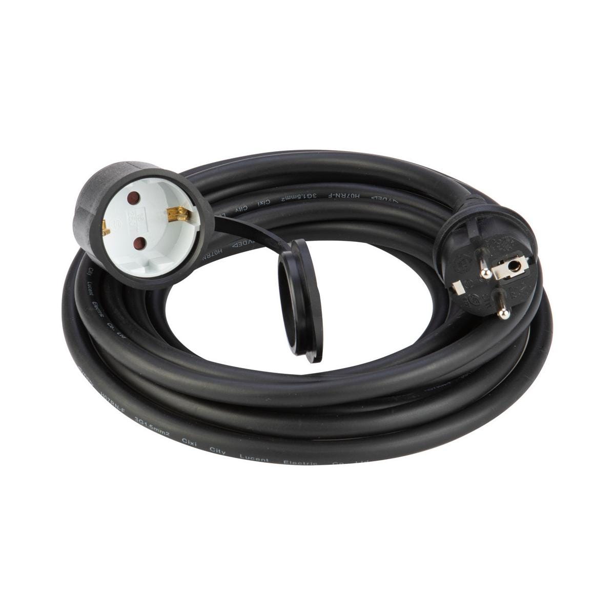 Rallonge électrique Poly Pool, modèle PP2627, noire, pour connexions ...