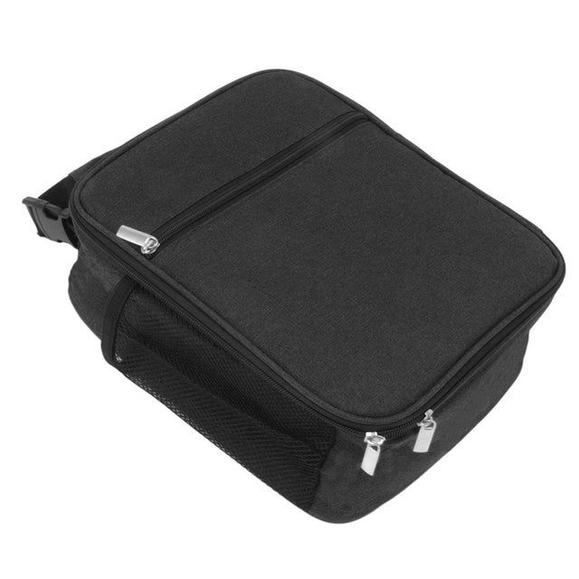 Bolsa térmica para almuerzo de tela Oxford de 6 l, ideal para picnic al aire libre, color azul marino