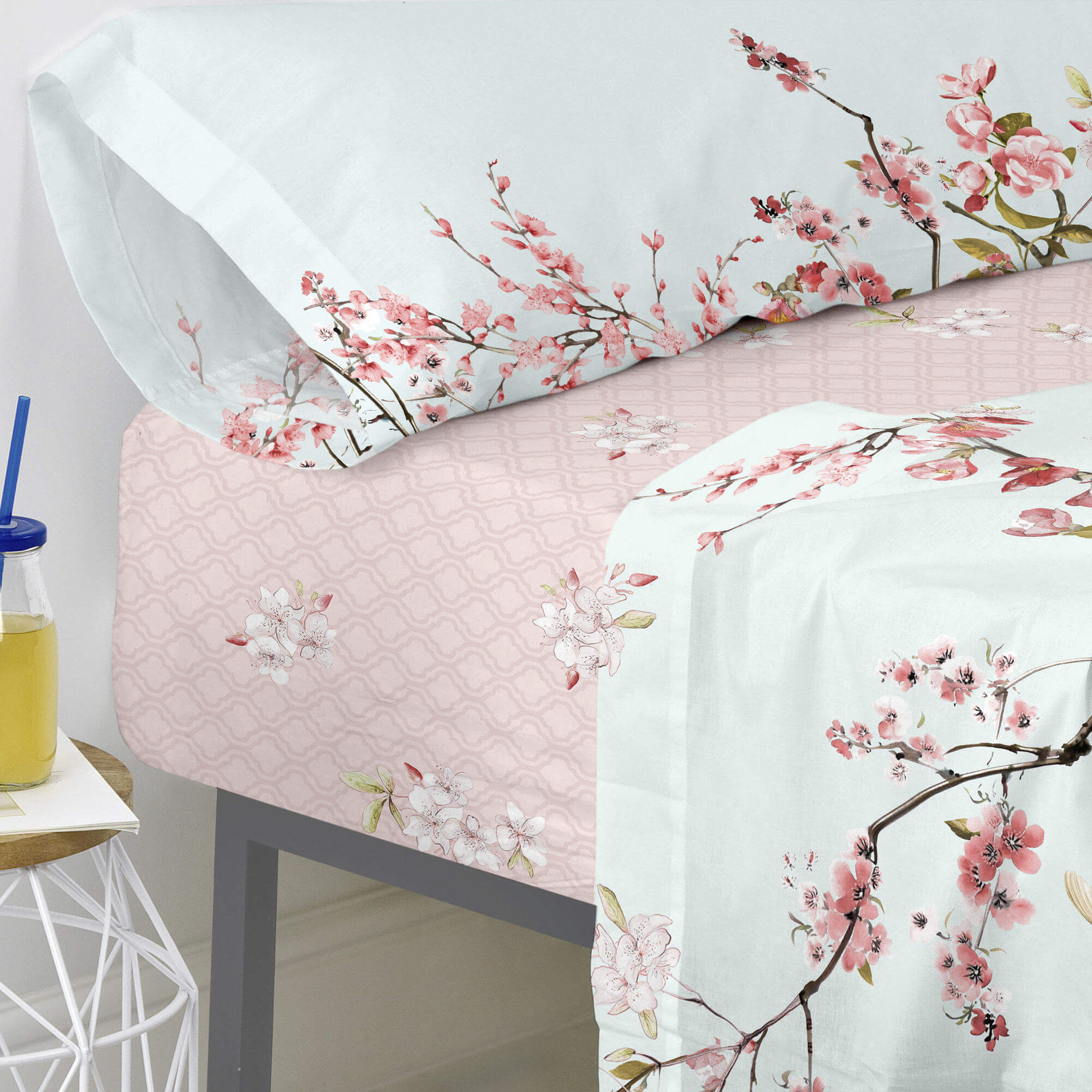 Chinoiserie Lenzuolo inferiore 180x200 - 5