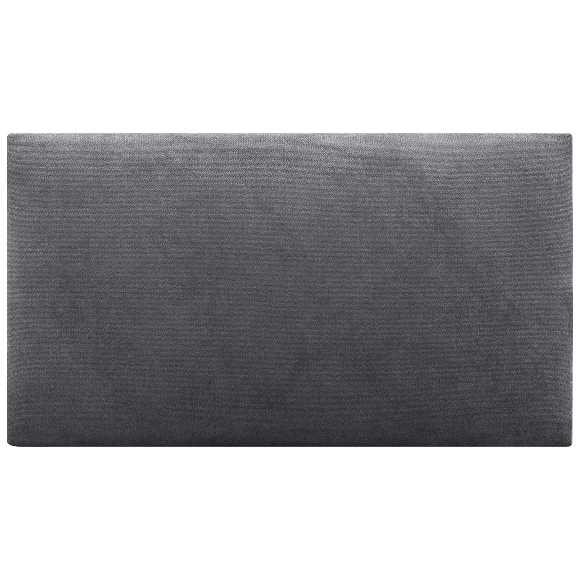 DHOME Cabecero de Tela AQUALINE Liso cabeceros Cabezal tapizado Cama Lujo (Tela Gris Ceniza, 105cm (Camas 80/90/105)) - 3