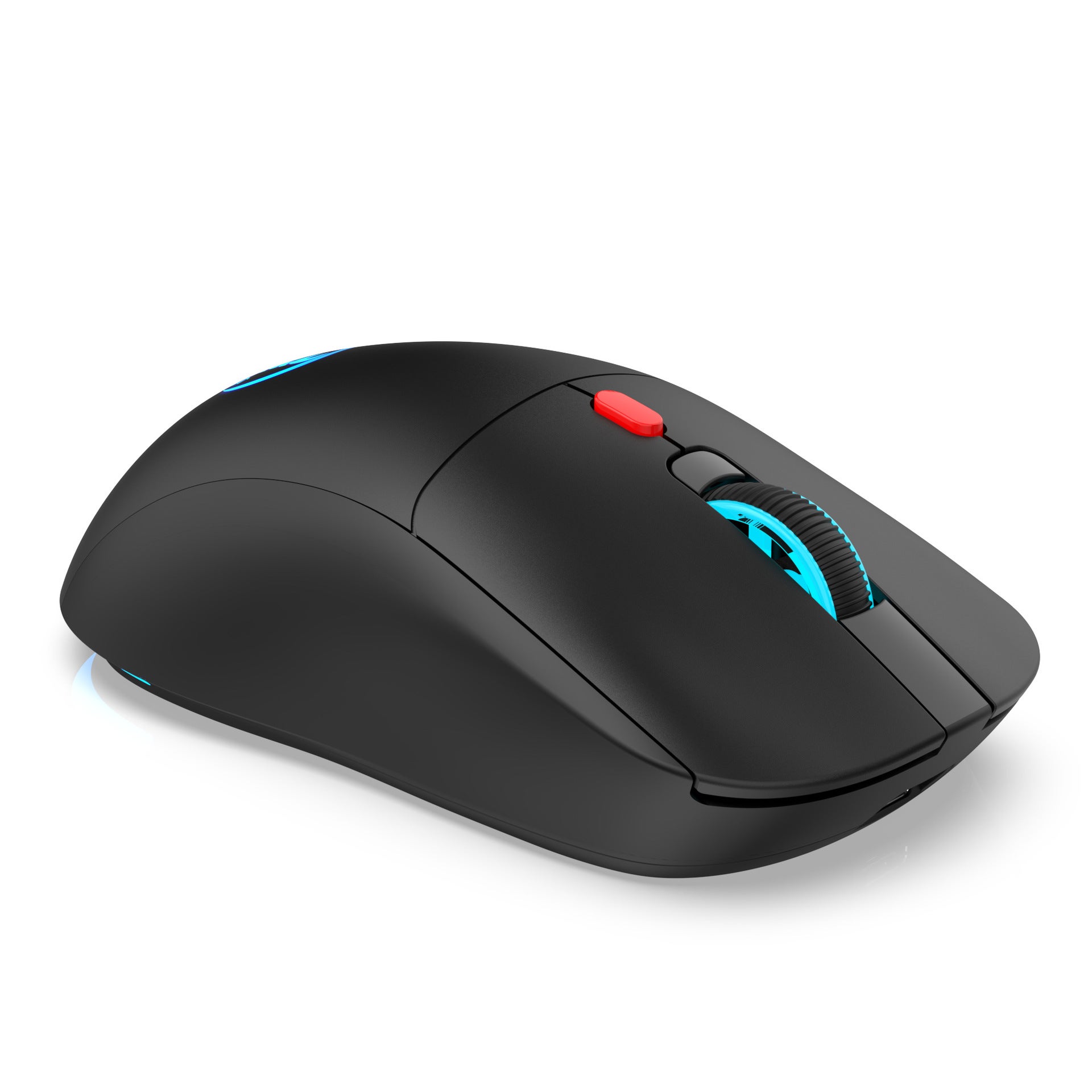 Mouse Wireless Ricaricabile Laser 1600 DPI - Nero, 3 Pulsanti, Bluetooth