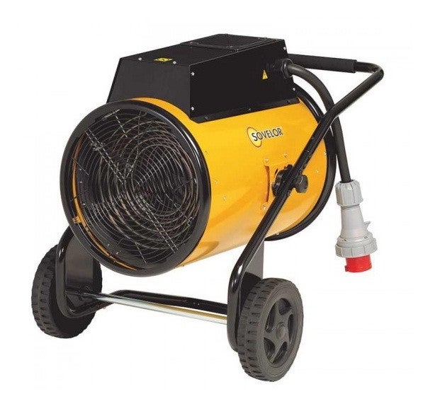 Chauffage Air pulsé mobile sur roues électrique gainable 40kW C40G Sovelor