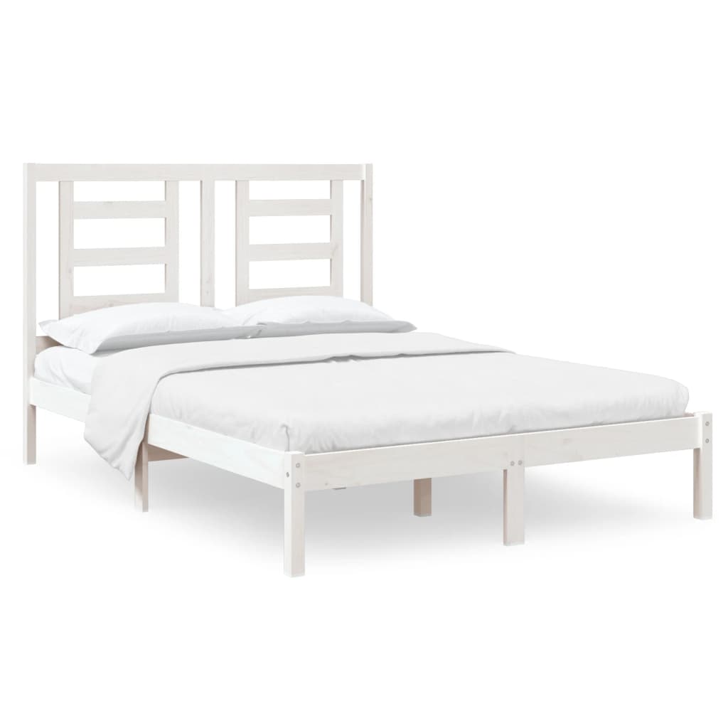 Łóżko Drewniane Rama Łóżka Sofa Biała Do Sypialni Pokoju 120x190 cm