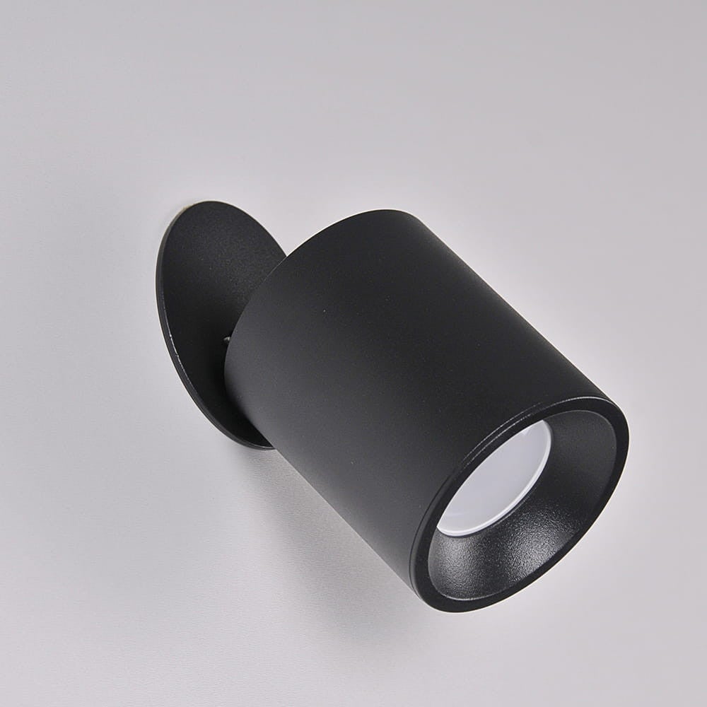Oprawa sufitowa wpuszczana podtynkowa Pallas czarna 1xGU10x10W okrągła ruchoma IP20 wym: 13,7 x 8,2 x 8,2 cm aluminium Polux - 4