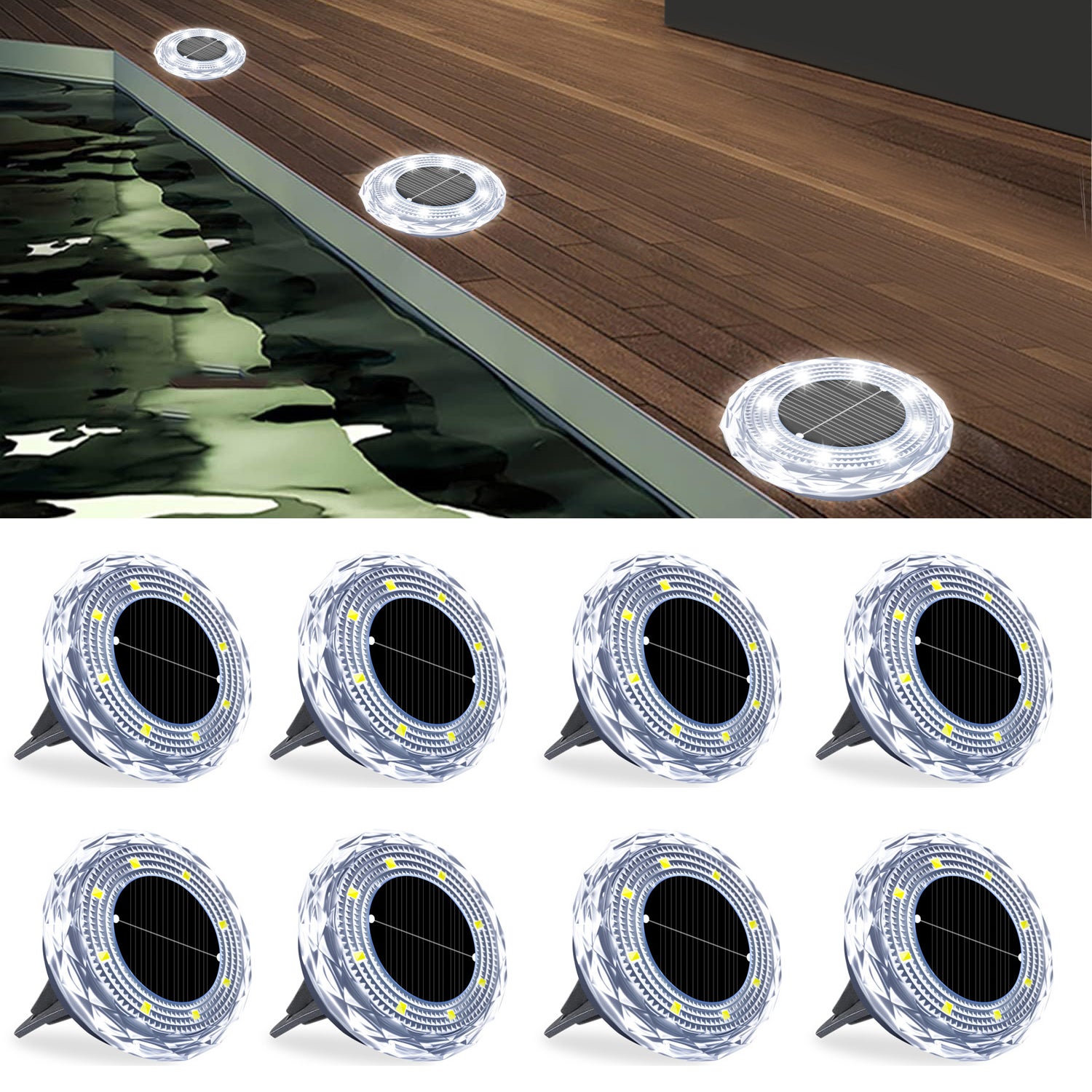 Accessori Per Il Trampolino, Luci Solari A Corda, Luci A Corda Solari - Foto 10