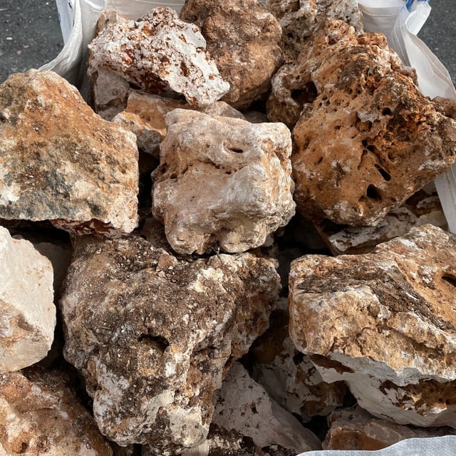 Rockery Rock con buchi Unidad de piedra / 500-700 mm