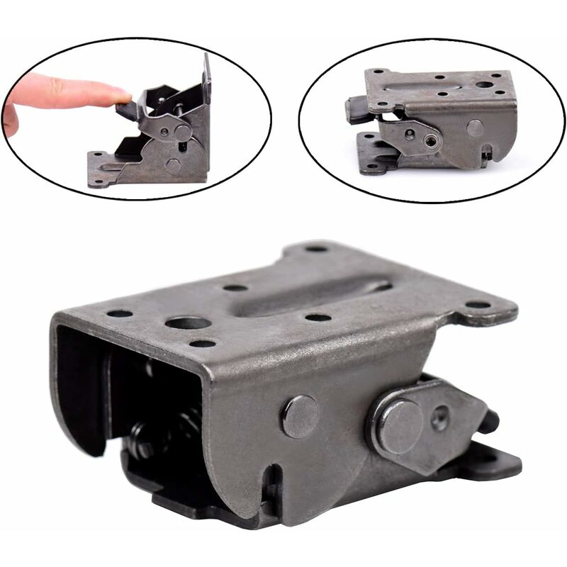 4 charnières autobloquantes, supports de support pliants et goussets pour pieds pliants banc pliant - 3