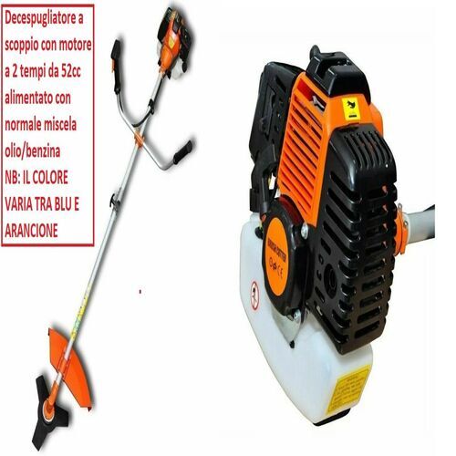 DECESPUGLIATORE TAGLIAERBA TAGLIABORDI IMPUGNATURA MANUBRIO 52CC TOSAERBA POTARE