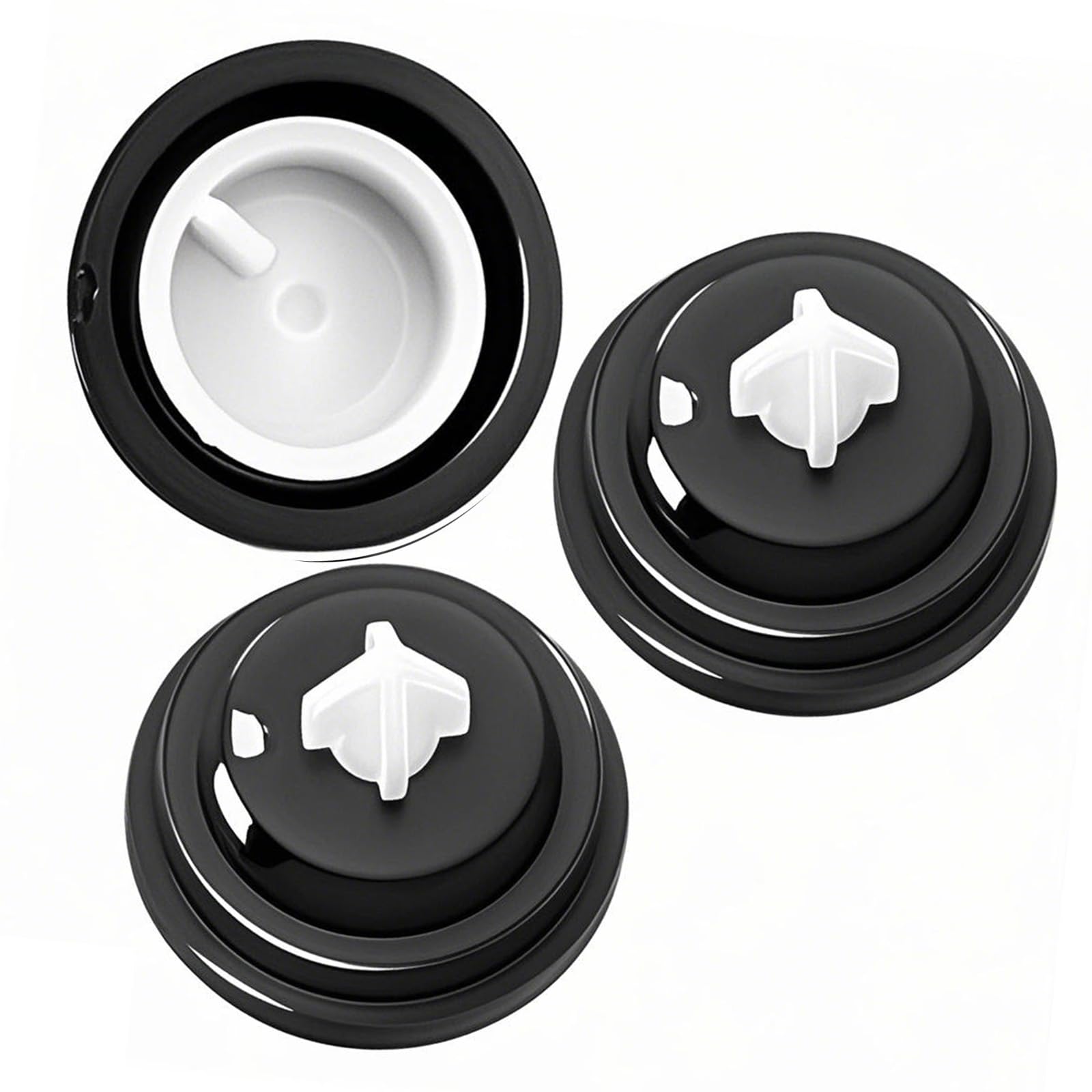 Lot de 3 rondelles de diaphragme noires SIAMP Compatibles valves 95