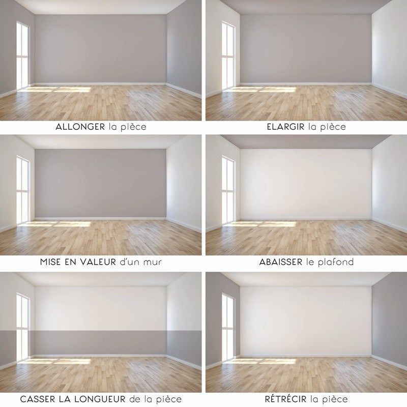 Pittura murale vellutata - Grigio pastello - Interni - 1 l - 5