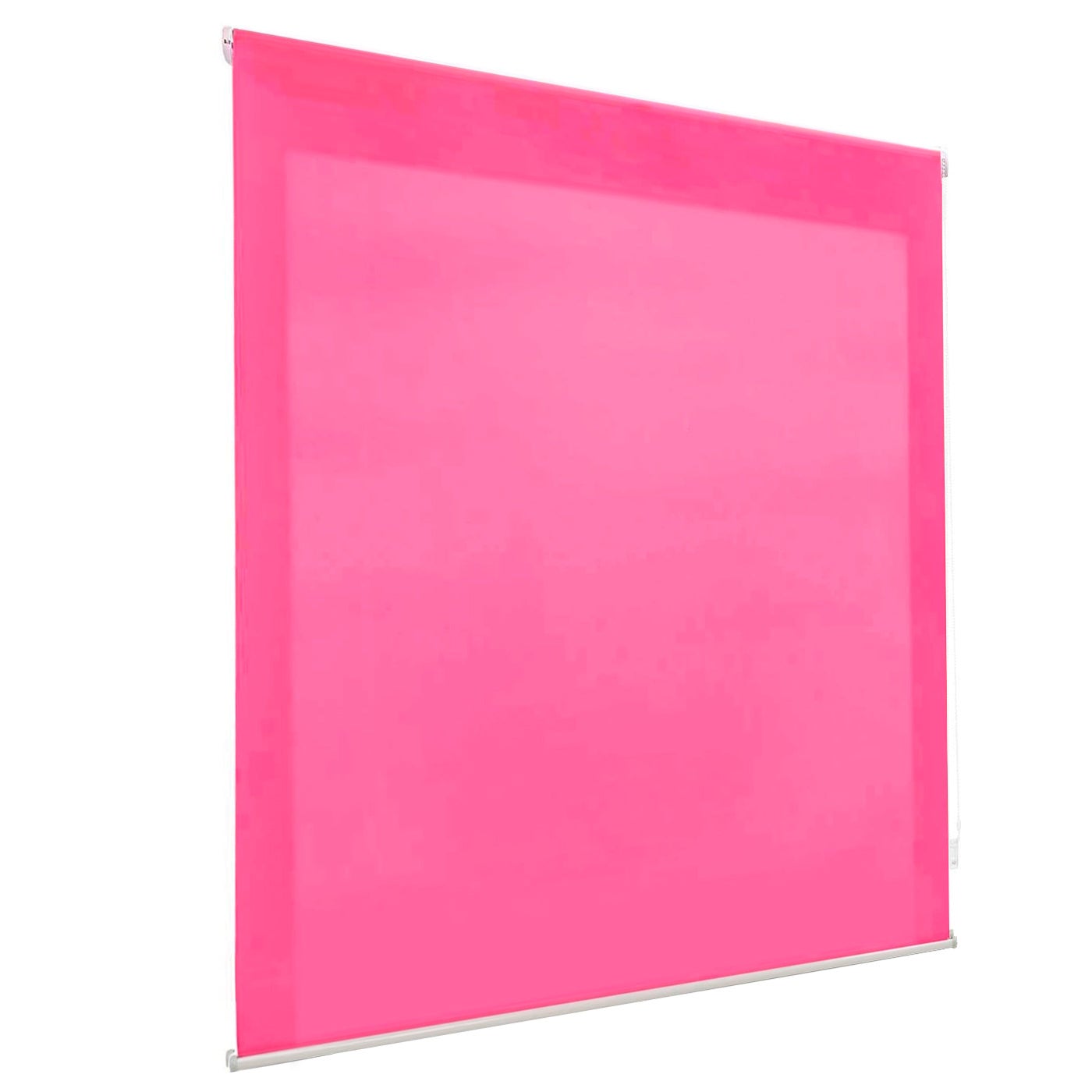 Estor enrollable translúcido liso, aitsse poliéster persiana enrollable liso pasa la luz (120x180 cm, fucsia)fácil instalación
