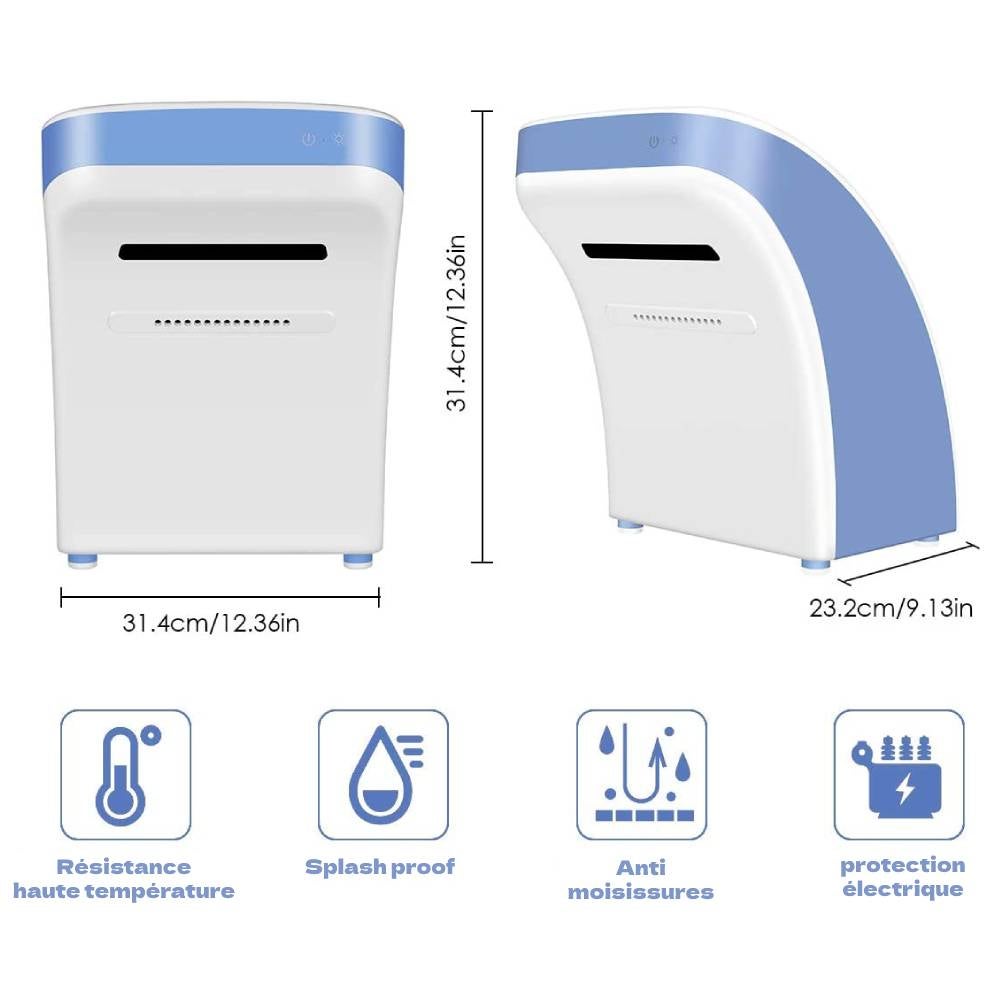 Sèche-mains à capteur Infrarouge automatique Seche mains 850W - 5