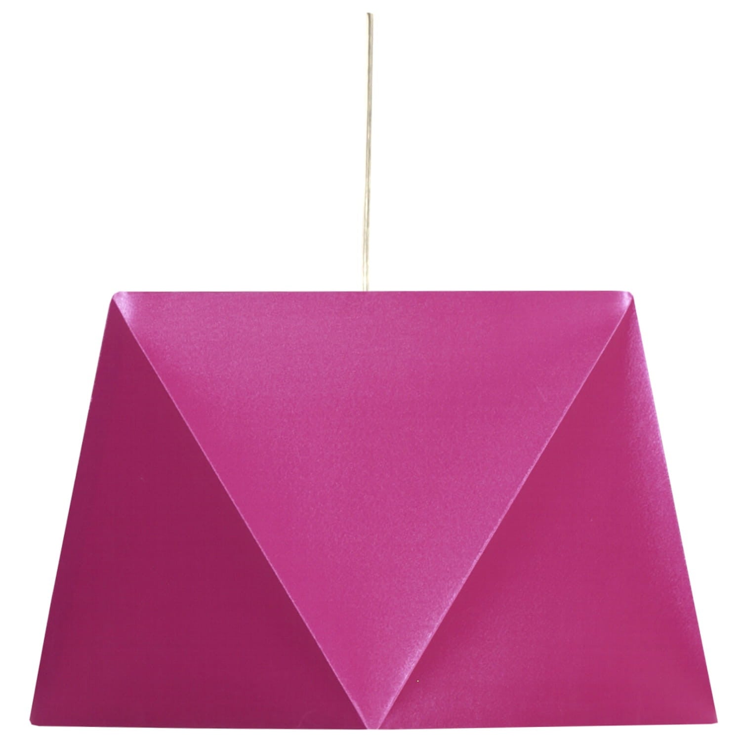 Lampa sufitowa Hexagen różowa 1xE27x60W wym: 110 x 42 x 42 cm tkanina Candellux