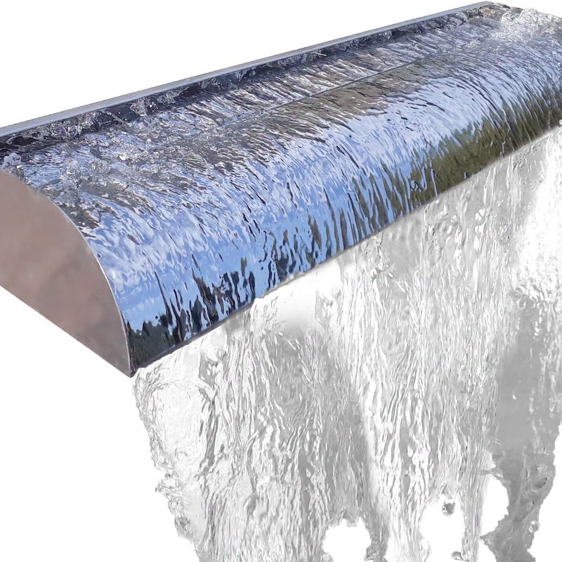 Wodospad Köhko Victoria 30 cm ze stali nierdzewnej o wysokim połysku Aquafall