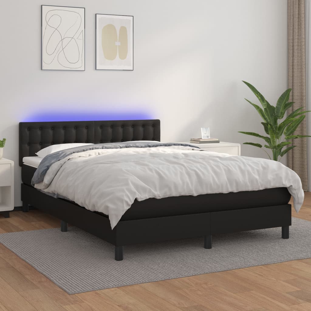 somier-tapizado-con-colch-n-y-led-polipiel-negro-140x200cm-leroy-merlin