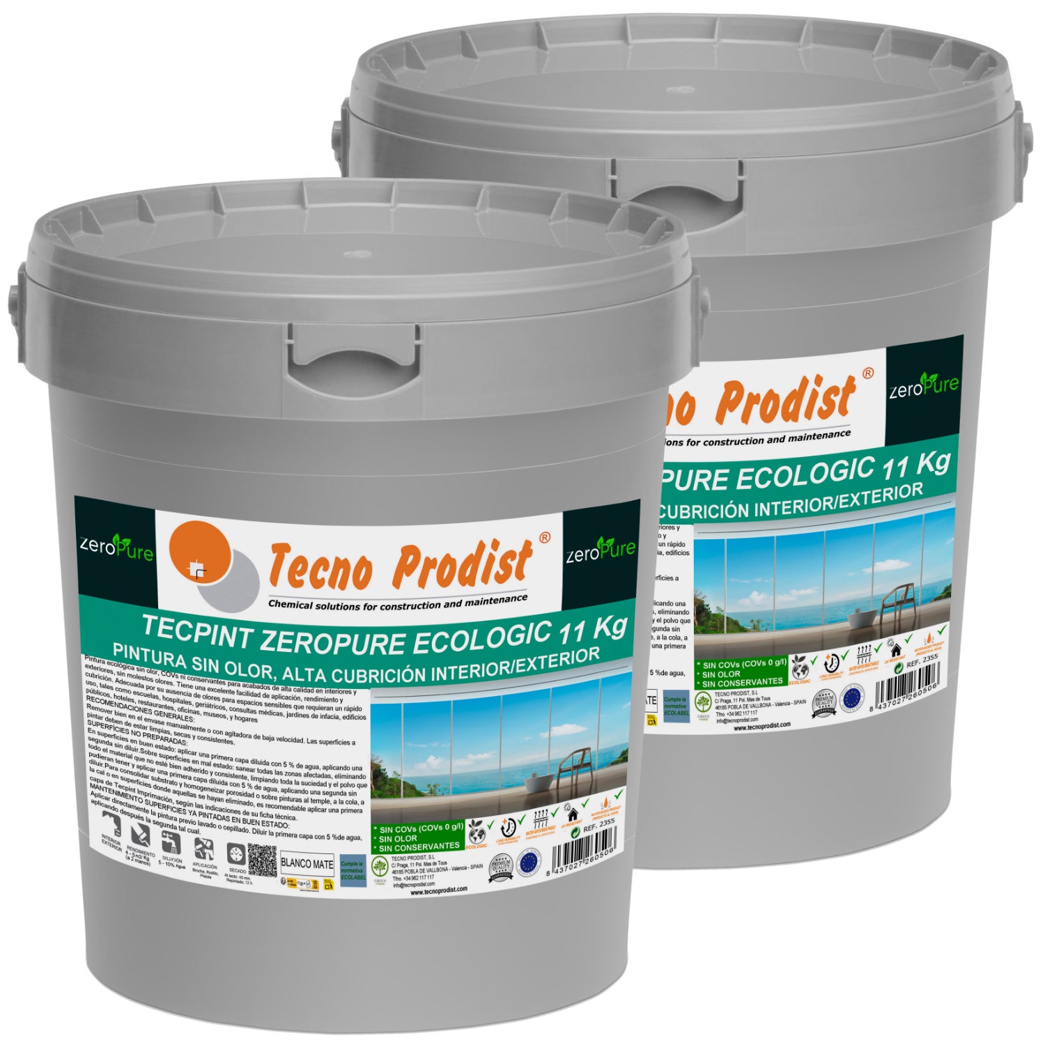 Peinture sans odeur, Zéro COV, Sans conservateurs, excellente opacité — free download