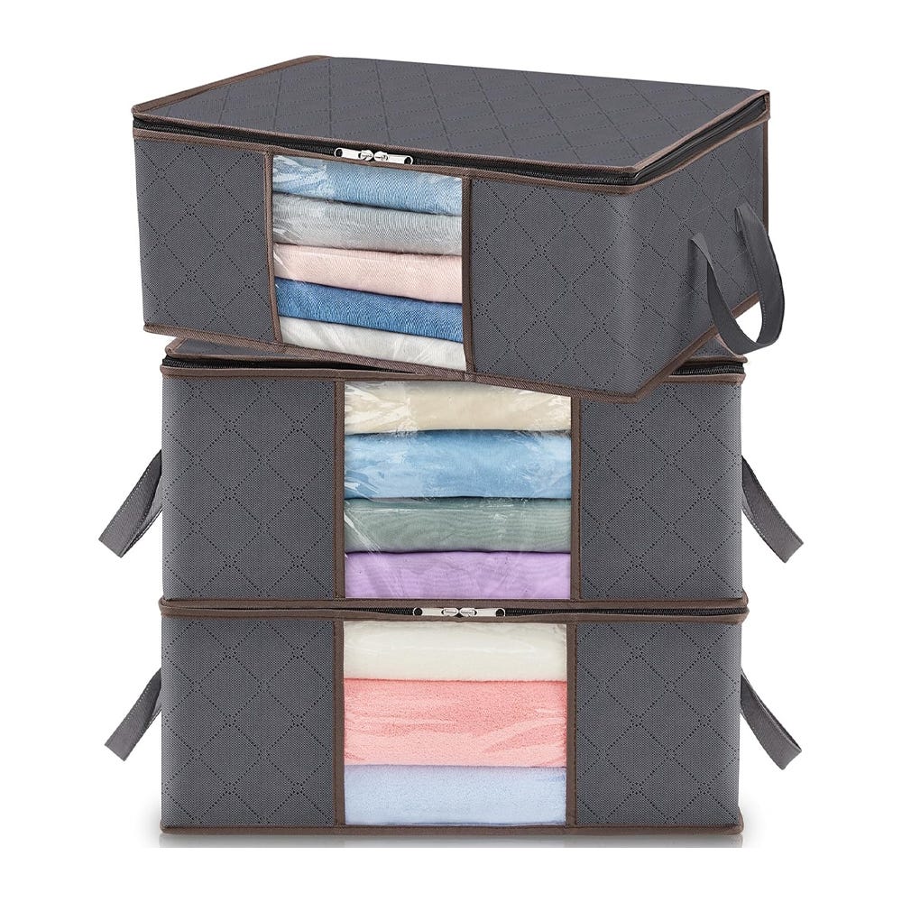 Coffre De Rangement Pliable Sous Le Lit Organiseur De Chevet Avec coffre-de-rangement-pliable-sous-le-lit-organiseur-de-chevet-avec