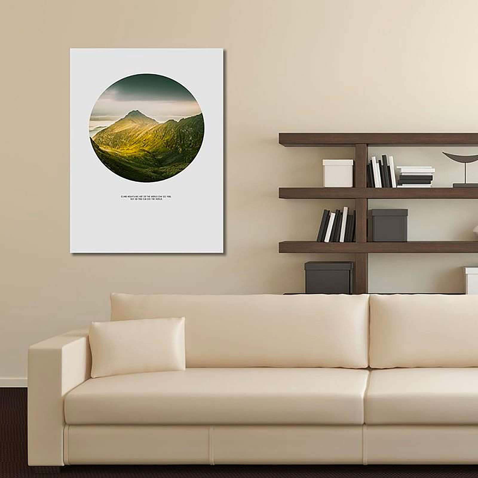 Tableau bois escalader des montagnes - 60 x 80 cm - 4