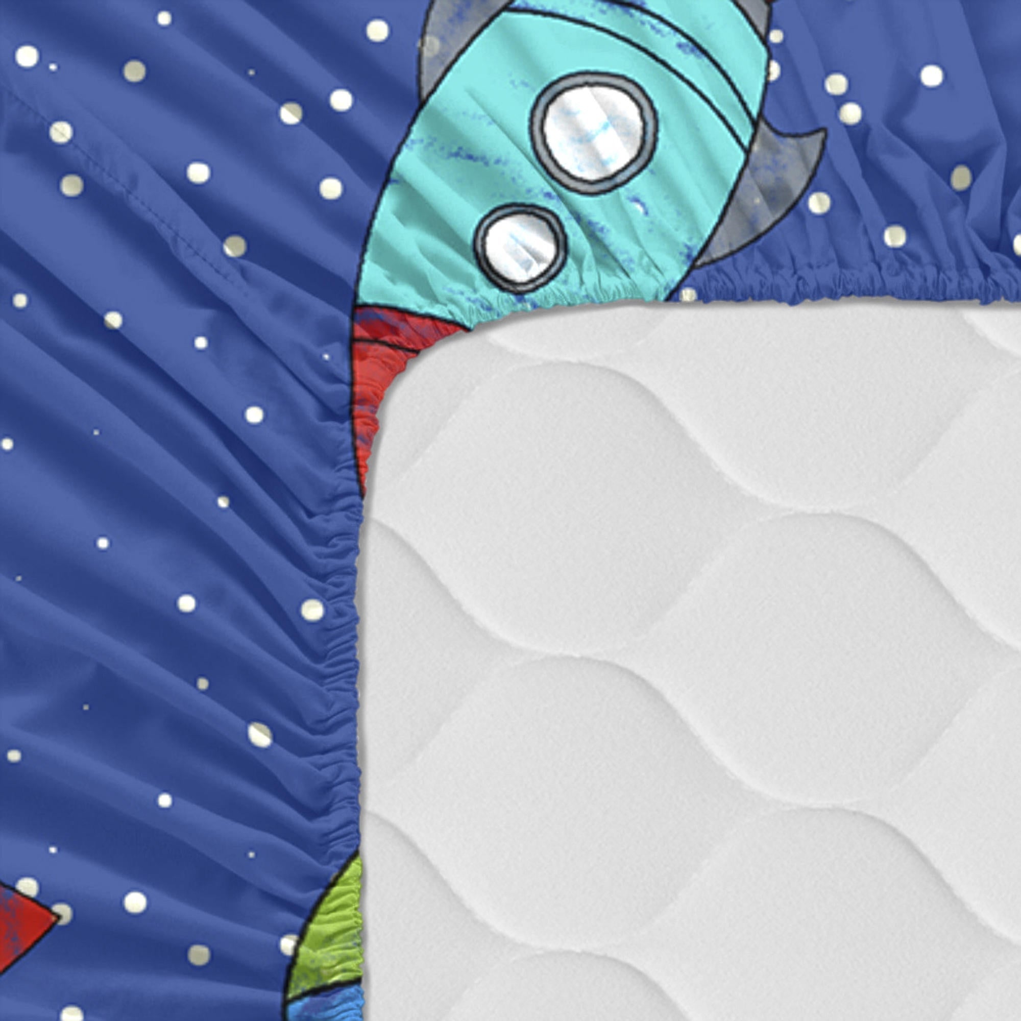 Space rocket Lenzuolo inferiore 90x200 - 5