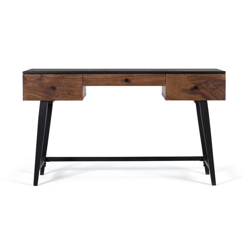 Bureau en bois palissandre et manguier plus metal