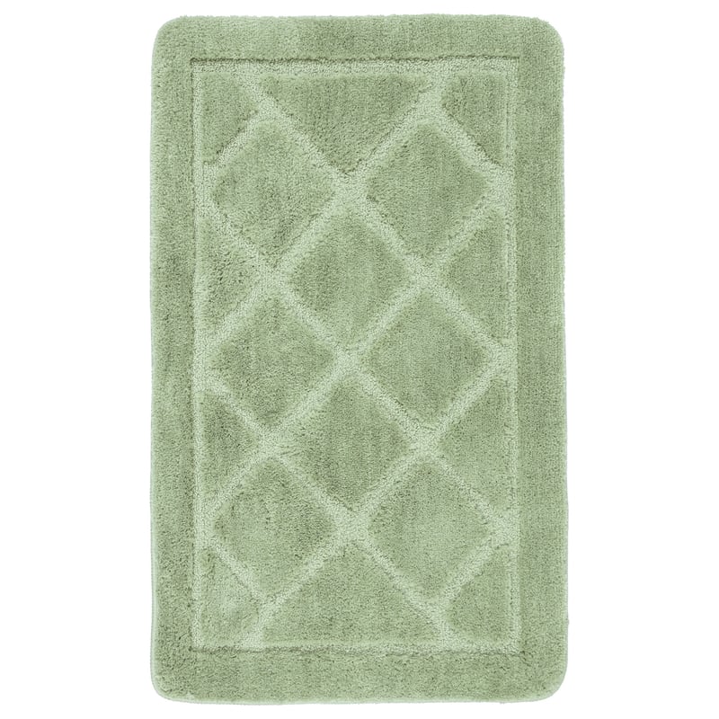 Dywanik łazienkowy Soft 60x100 cm antypoślizgowy zielony