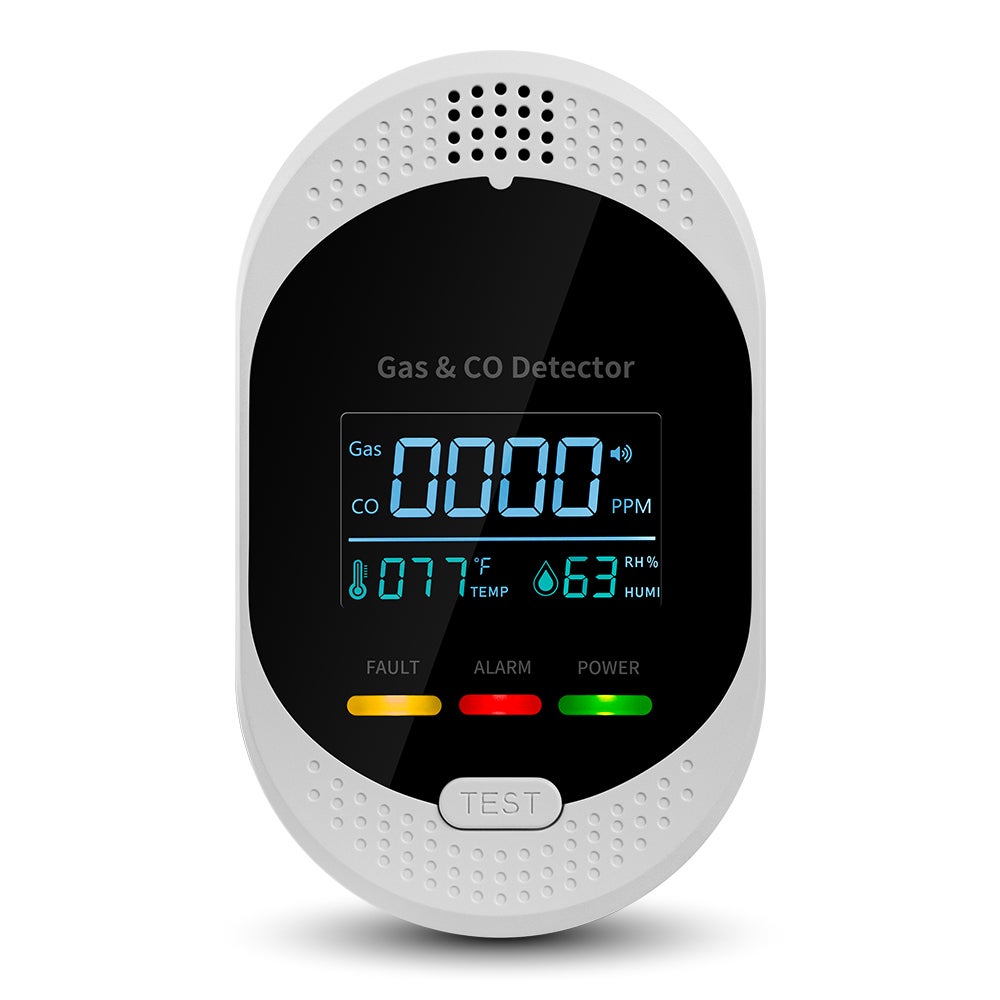 Detektor tlenku węgla, czujnik tlenku węgla, przenośny alarm, test, detektor wycieku gazu ziemnego