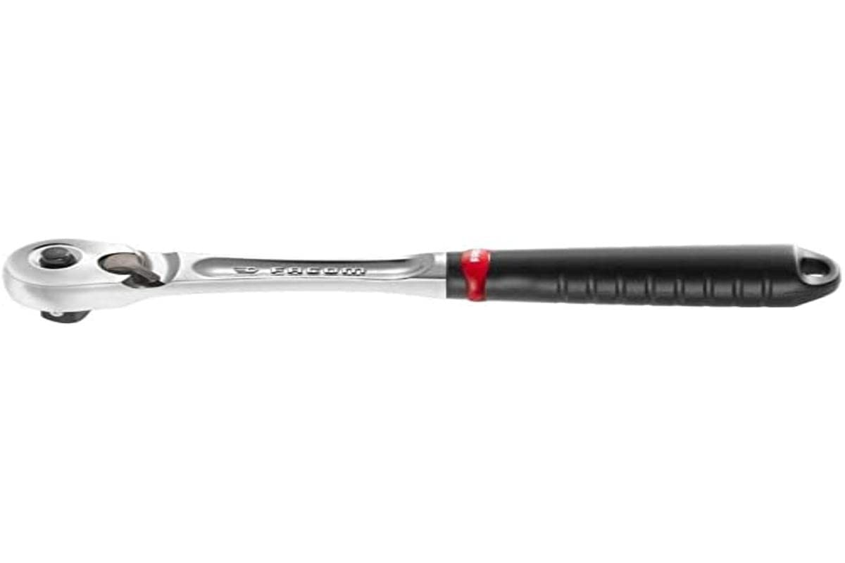 Clé à Cliquet FACOM 1/4" étanche - 72 Dents, Système Paume De Main, Poignée Ergonomique - Garantie à Vie, Qualité Professionnelle - 10