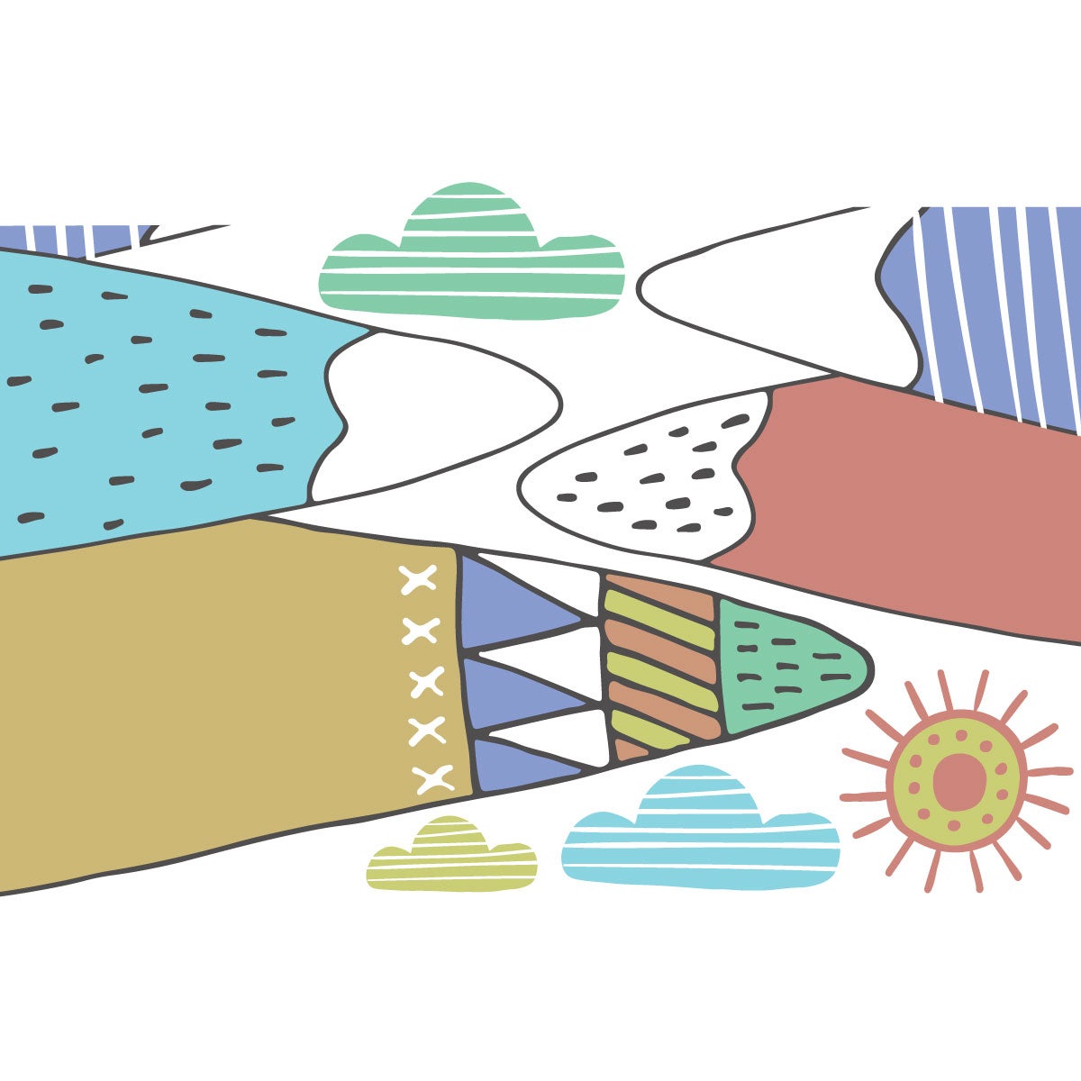 Adesivo bambino di montagna scandinavo daliborka - Sticker adesivo - adesivi murali - 90x135cm - 4