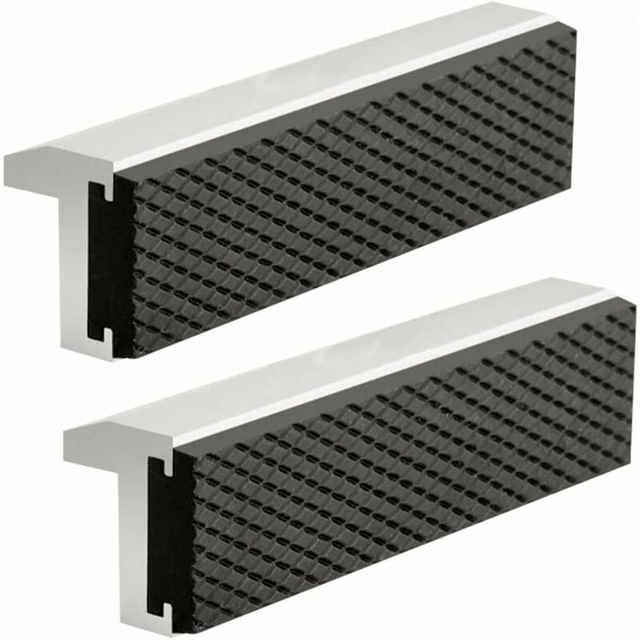 2 mâchoires de protection d'étau en aluminium avec aimants, antidérapantes, pour établi 150 mm