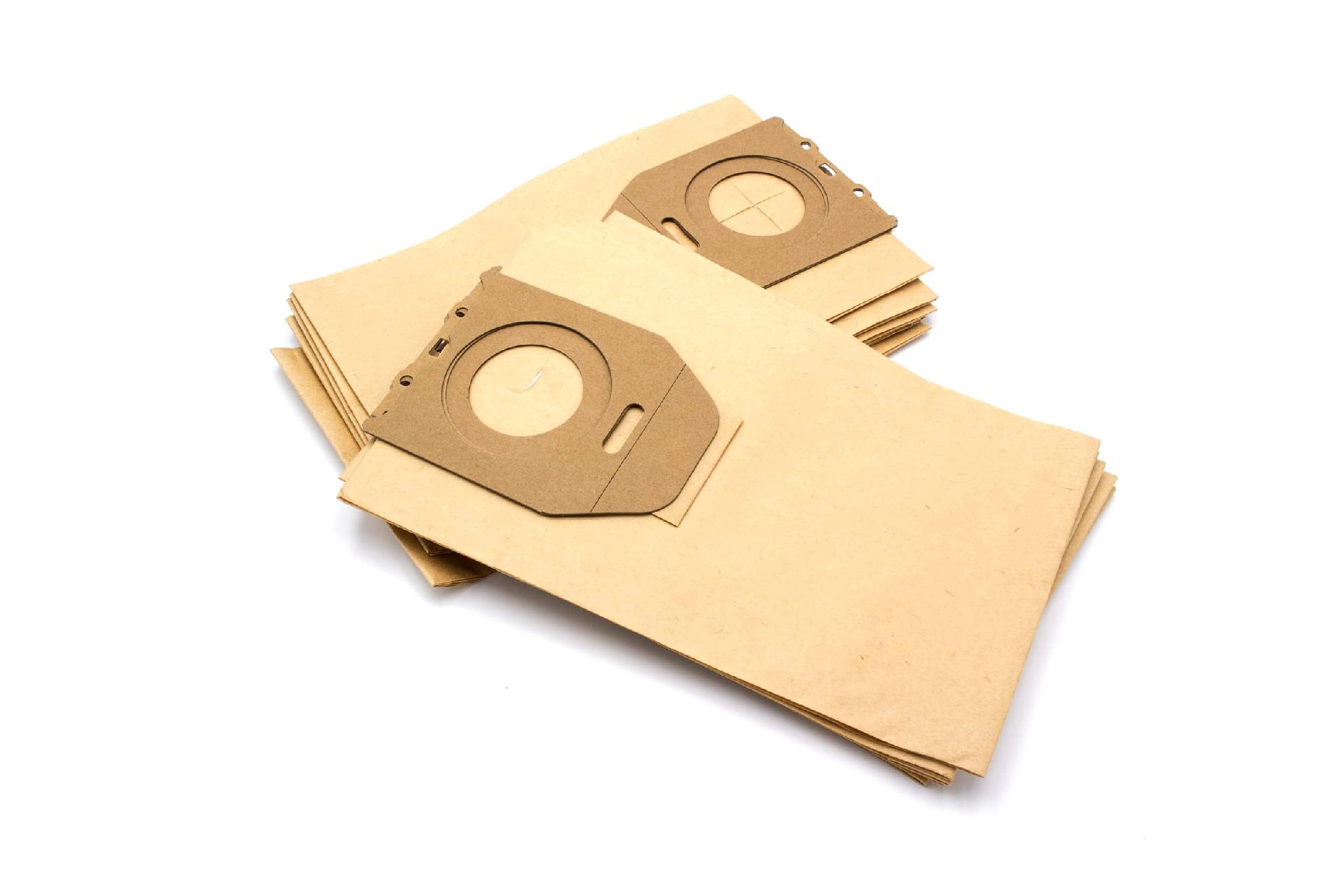 vhbw 10x Sacs compatible avec CTC BS 1206 aspirateur - papier, 29cm x 17,5cm - 2