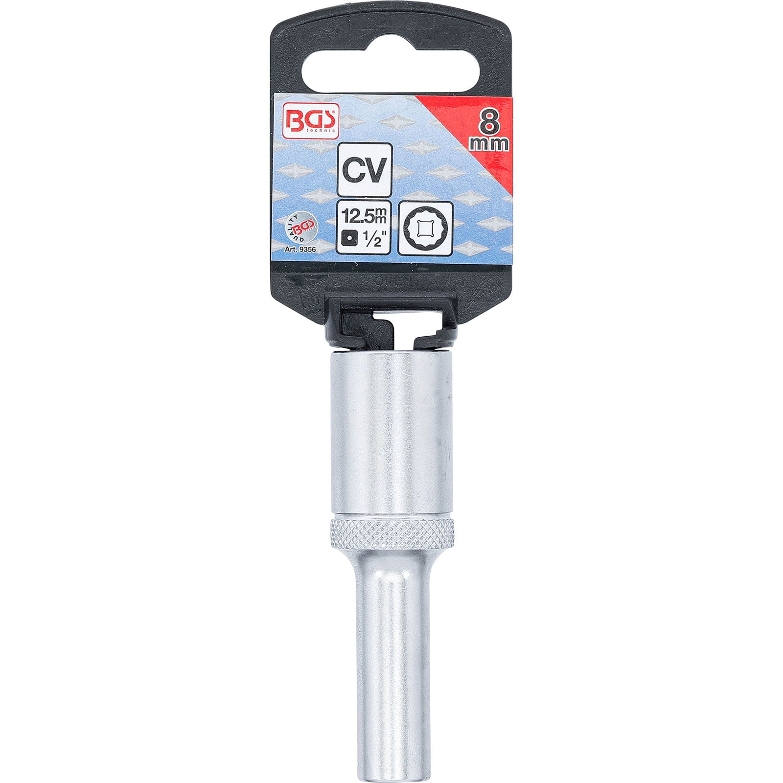 Douille pour clé, douze pans, longue | 12,5 mm (1/2