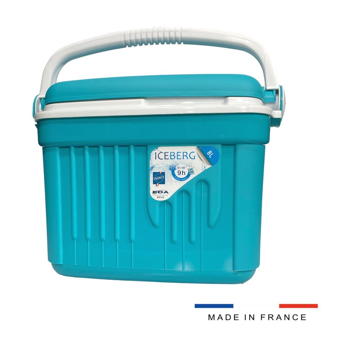 Petite Glacière Solide 8 litres Iceberg Eda - Bleu - 6