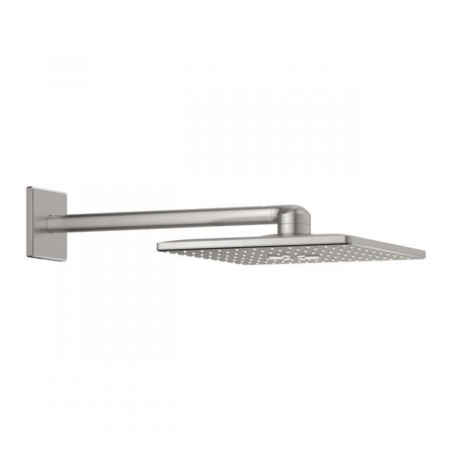 Bras De Douche GROHE Argent - Fixation Murale, Finition Chromée, Compatible Avec De Nombreux Modèles De Douche