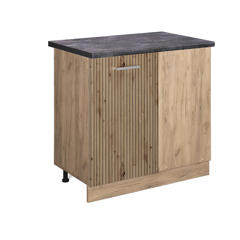 Vicco Szafka narożna R-Line, Dąb rzemieślniczy, 86 cm , BP Antracyt