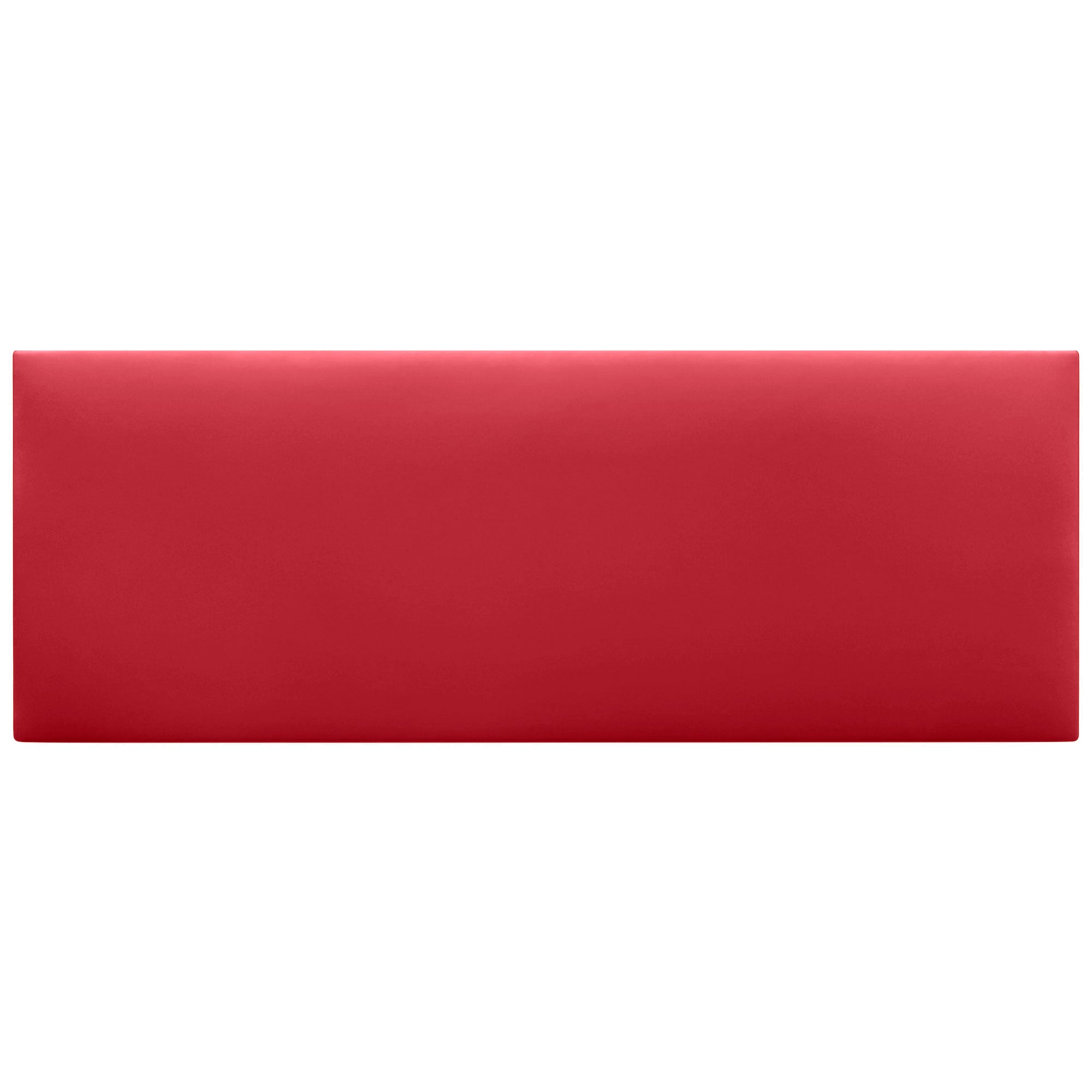 DHOME Cabecero de Polipiel Liso cabeceros Cabezal tapizado Cama (Polipiel Rojo, 160cm (Camas 120/135/140)) - 3