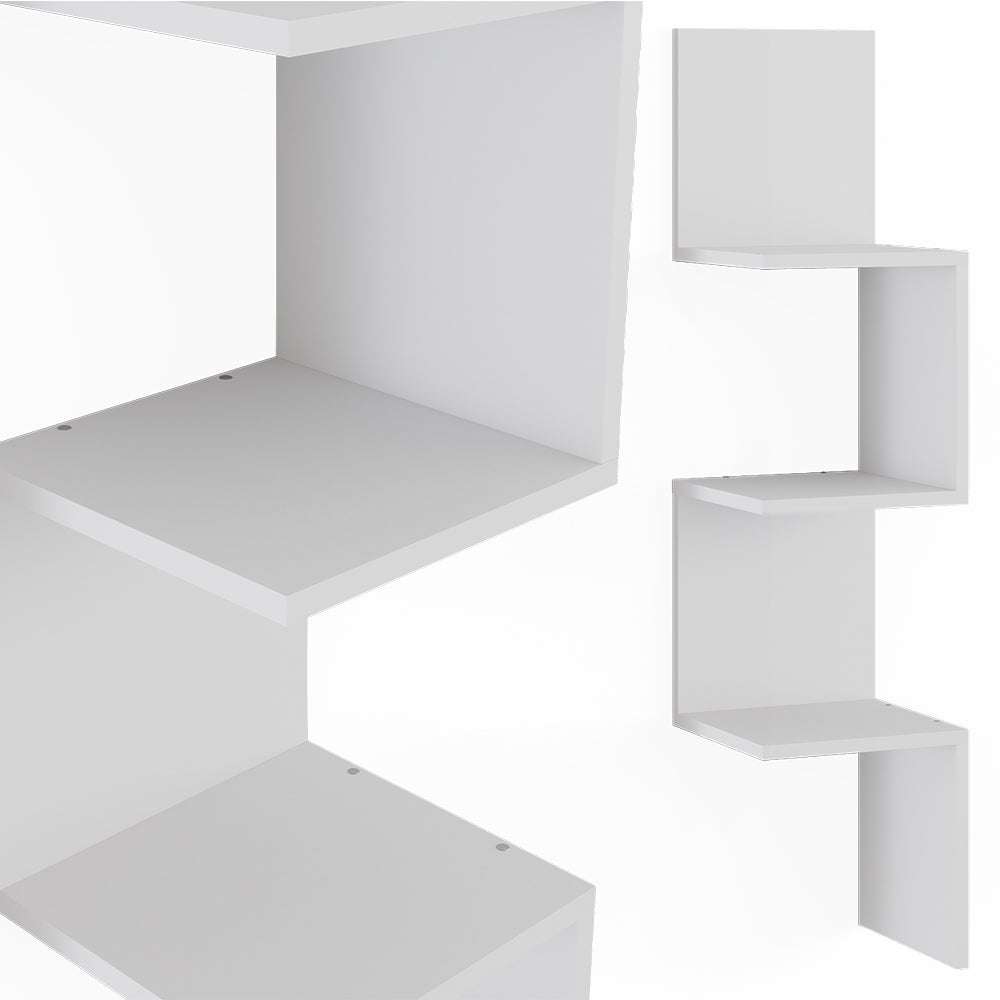 Vicco Étagère dangle Paolo, Blanc, 28x116.4cm - 6