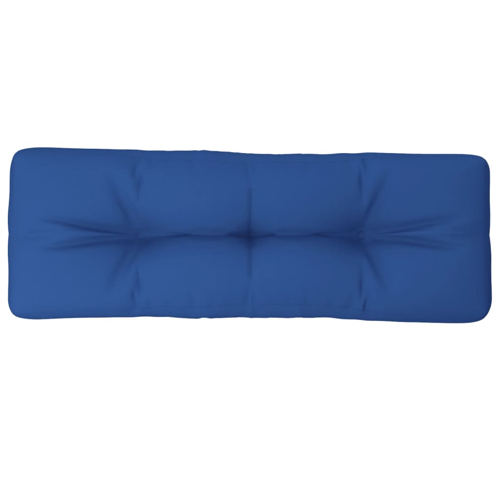 Coussin de palette bleu royal 120x40x12 cm tissu 120 x 40 x 12 cm / Azul - 2