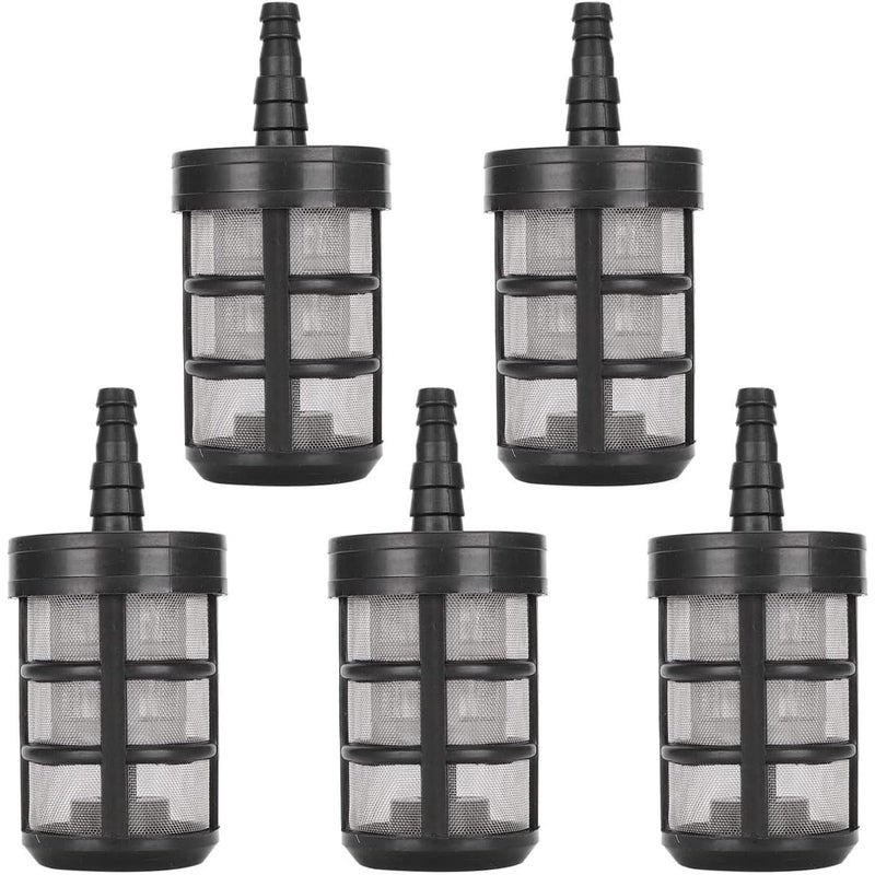 5 SZT. Filtr do węża ogrodowego ze stali nierdzewnej Pompa ssąca wody Filtr Dwuwarstwowe szyfrowanie do węża wlotowego Spryskiwacze netto