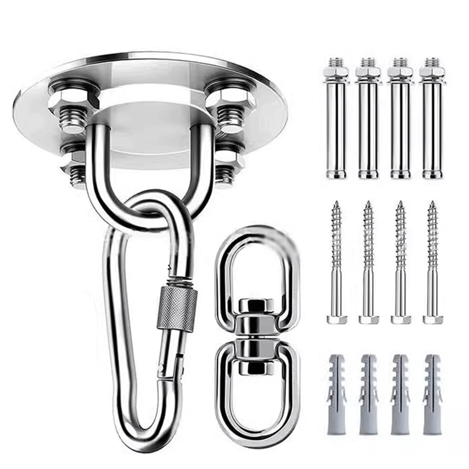 Gancho de acero inoxidable resistente para colgar en el techo, hamaca ...