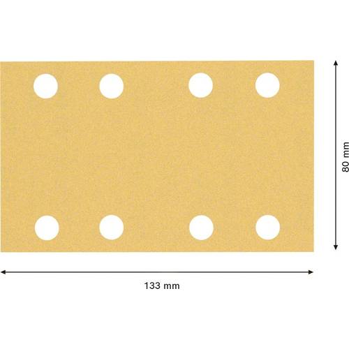 Set de hojas de lija EXPERT C470 de 80 x 133 mm, G 60/120/180, 10 unidades - 3
