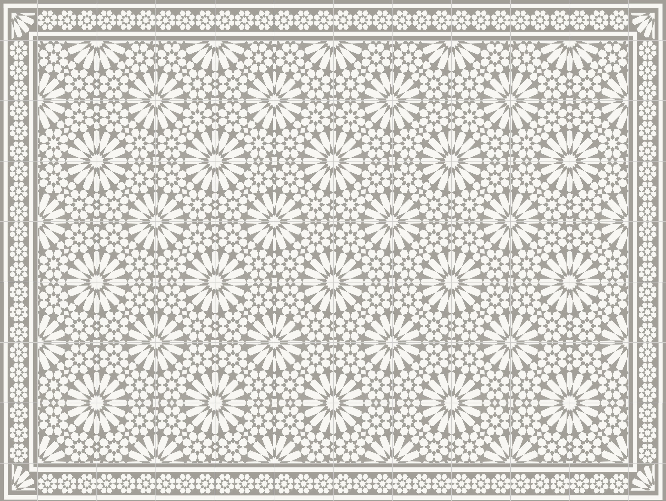 Dywan winylowy Samara beżowy 100x133 cm - antypoślizgowy dywan PVC do kuchni lub salonu, zmywalny, wodoodporny, styl wodoodporny