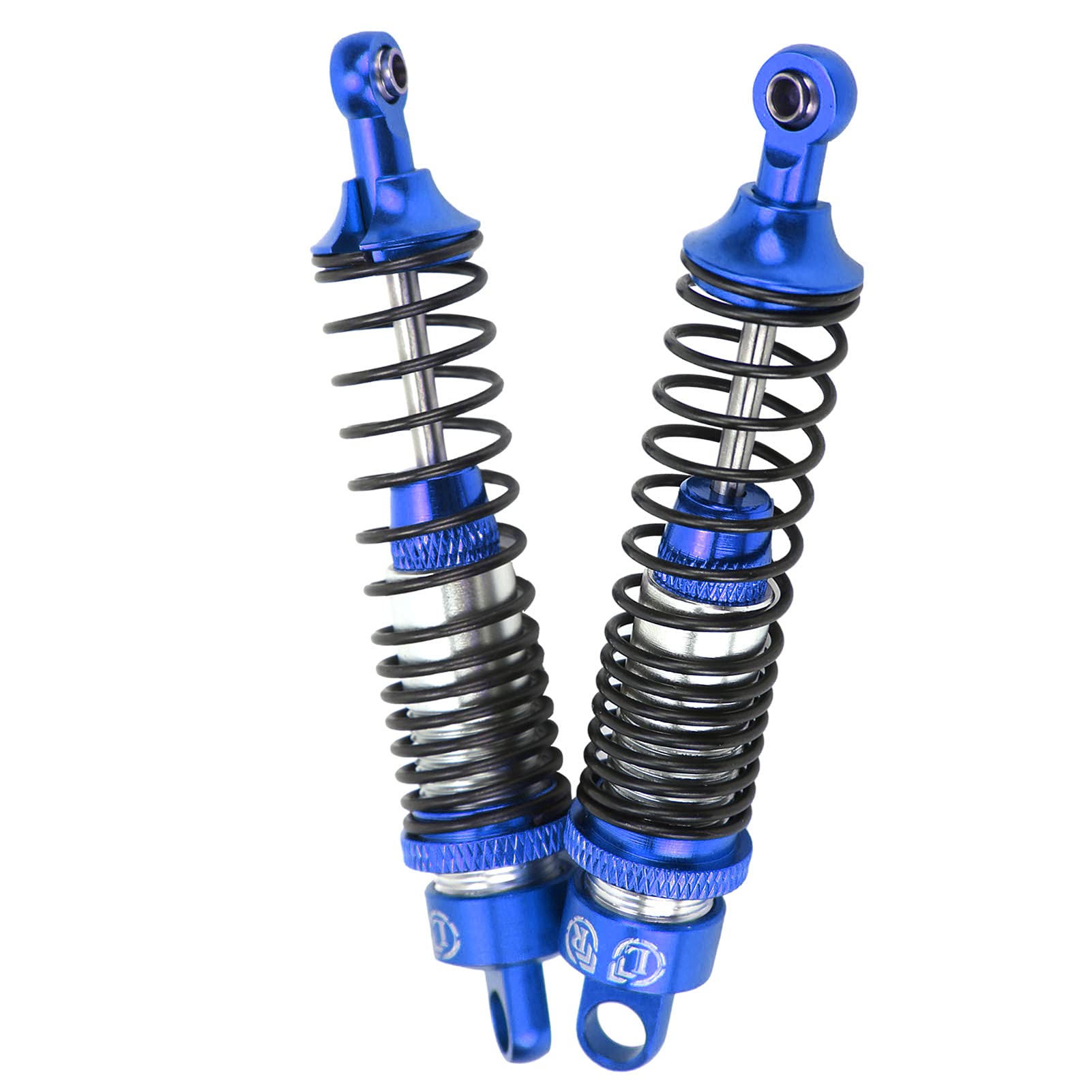Lot de 2 amortisseurs en métal RC 100 mm pour voiture RC HSP / RGT / Himoto / Redcat 1/10 (bleu foncé) - COMFORTXL - 5