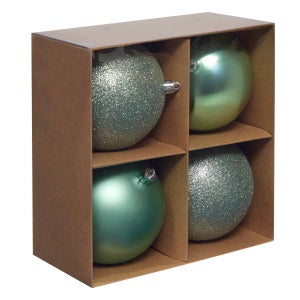 44 pezzi di palline per albero di Natale, ornamenti assortiti per feste