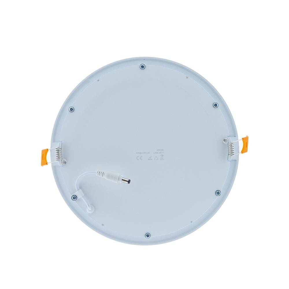 Spot LED encastrable circulaire 18W - Découpe Ø 205 mm - Garantie 5 ans - Blanc Neutre - 2
