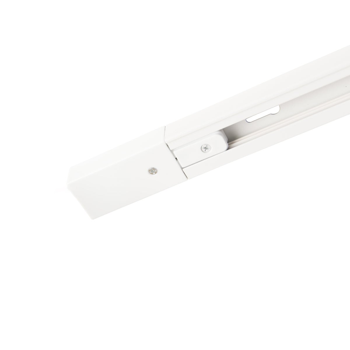 Sistema di illuminazione a binario moderno con 6 faretti bianchi monofase 200 cm - Iconic Jeana - 8