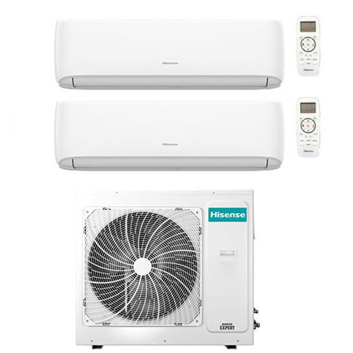 Condizionatore Hisense Hi Comfort Wifi R32 Dual Split Inverter 12000 + 18000 BTU con U.E. 3AMW62U4RJC Classe A++/A+ - 4