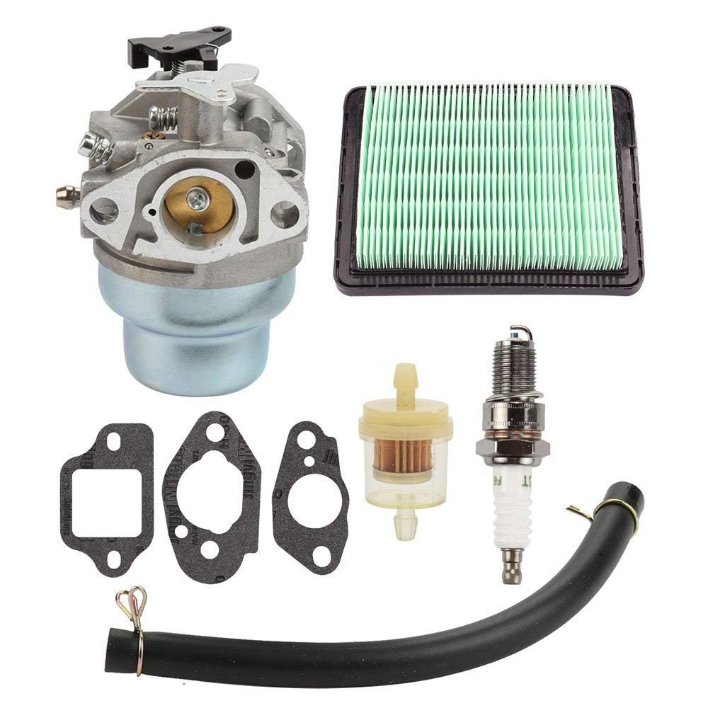 Gaźnik z uszczelką świecy zapłonowej Zestaw filtra powietrza paliwa Zamiennik do Honda GCV160 GCV160A GCV160LA HRB216 HRS216 HRR216 HRT216 HRZ216